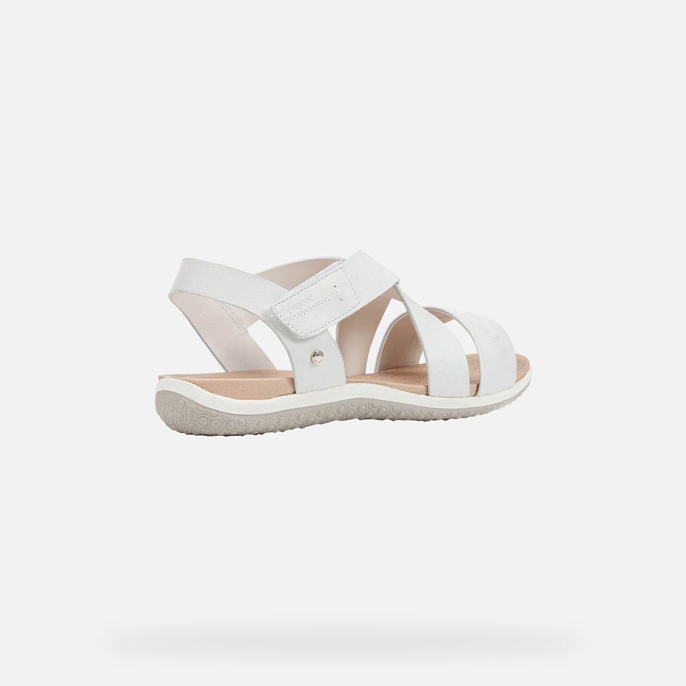 Sandalias Geox Senhora Branco - Vega - ZFCQH2083